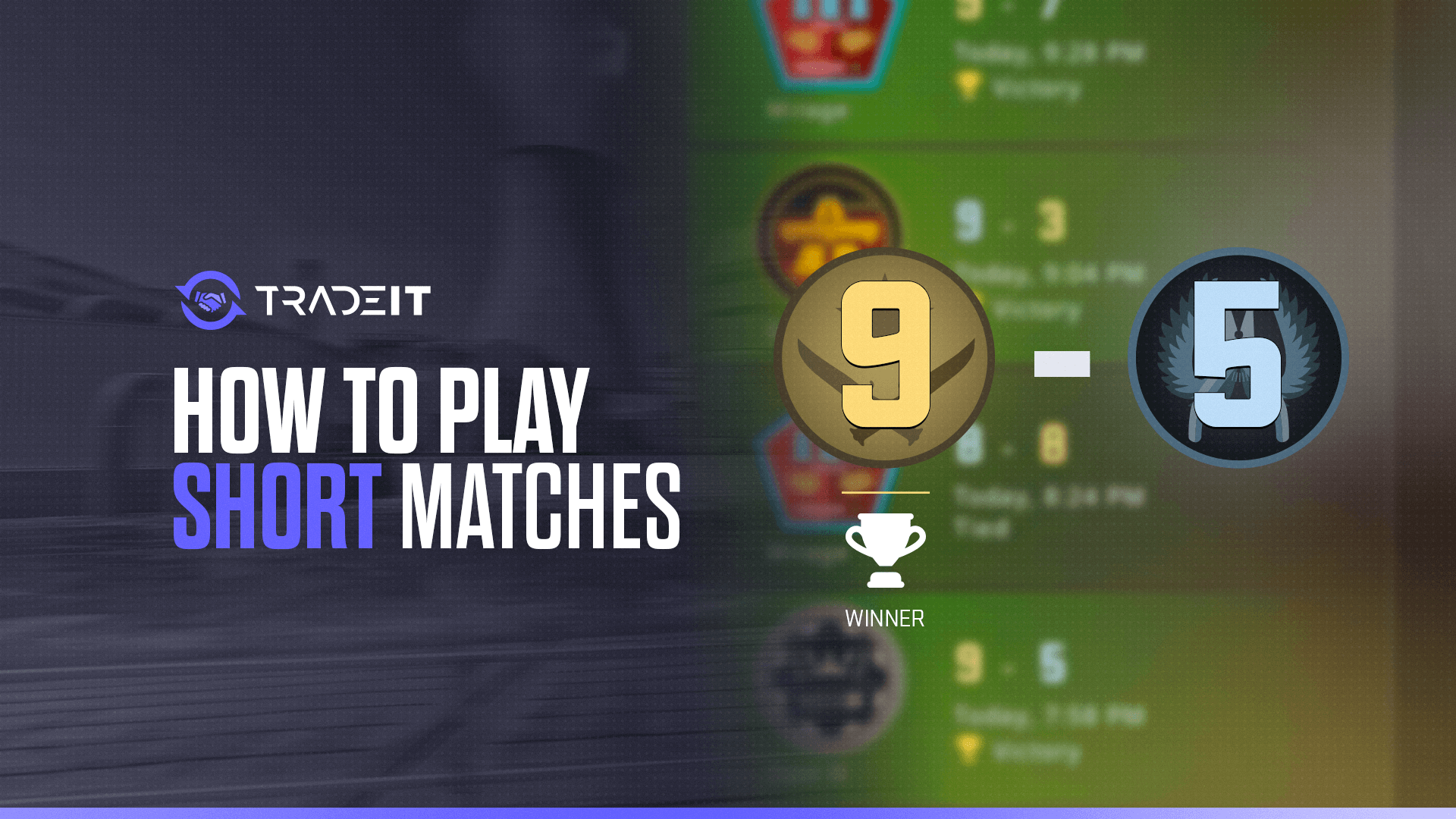 Learn how to play short matches in CS2 and enjoy quick, intense action. Find out about the changes made by Valve and the new 13-round format.