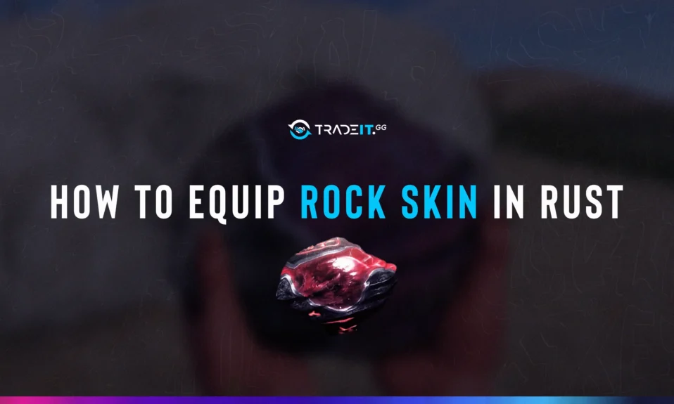 how to equip rock skin in rust