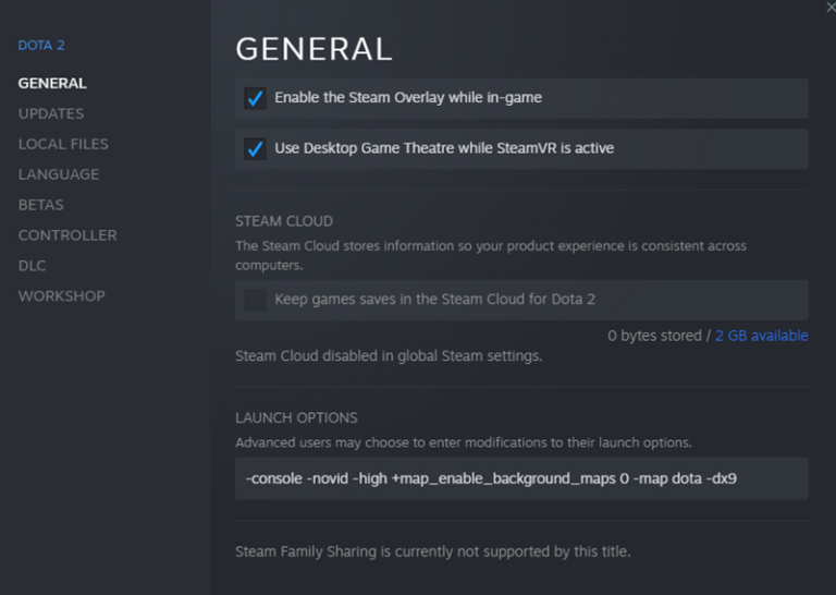 Dota 2 Launch Options – High FPS Guide – For Low-End And High-End