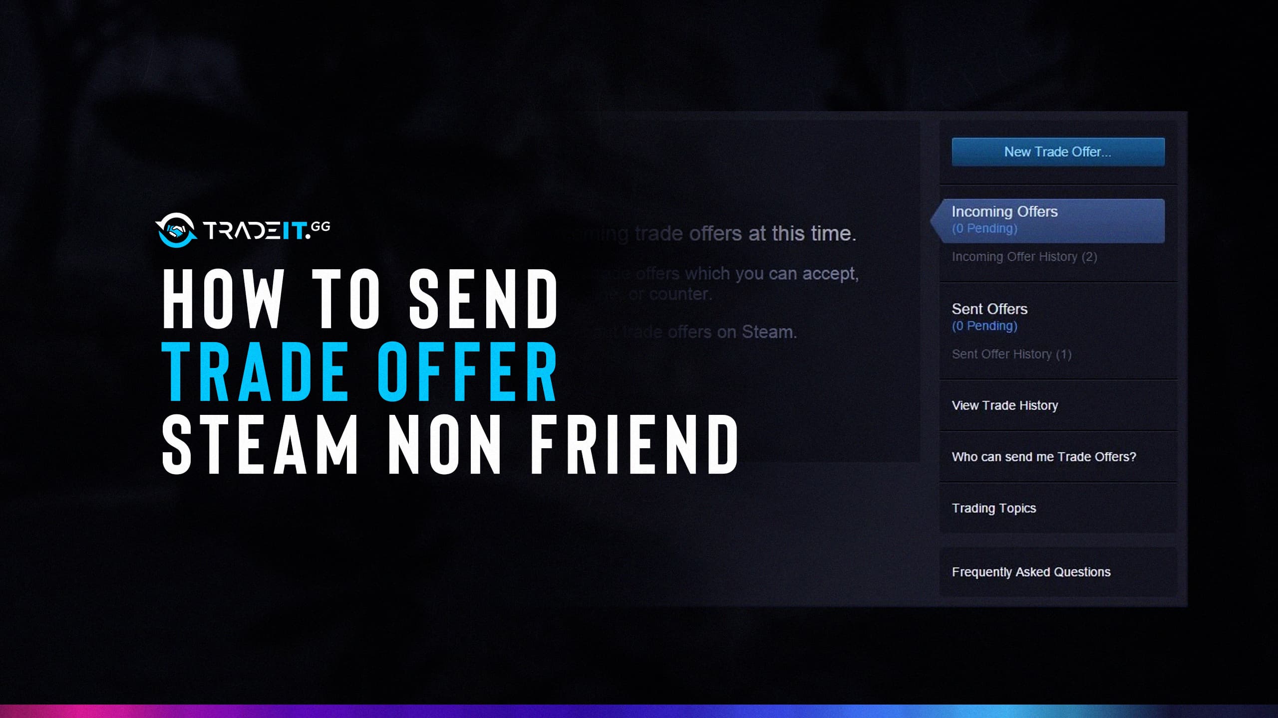 how to send trade offer steam non friend