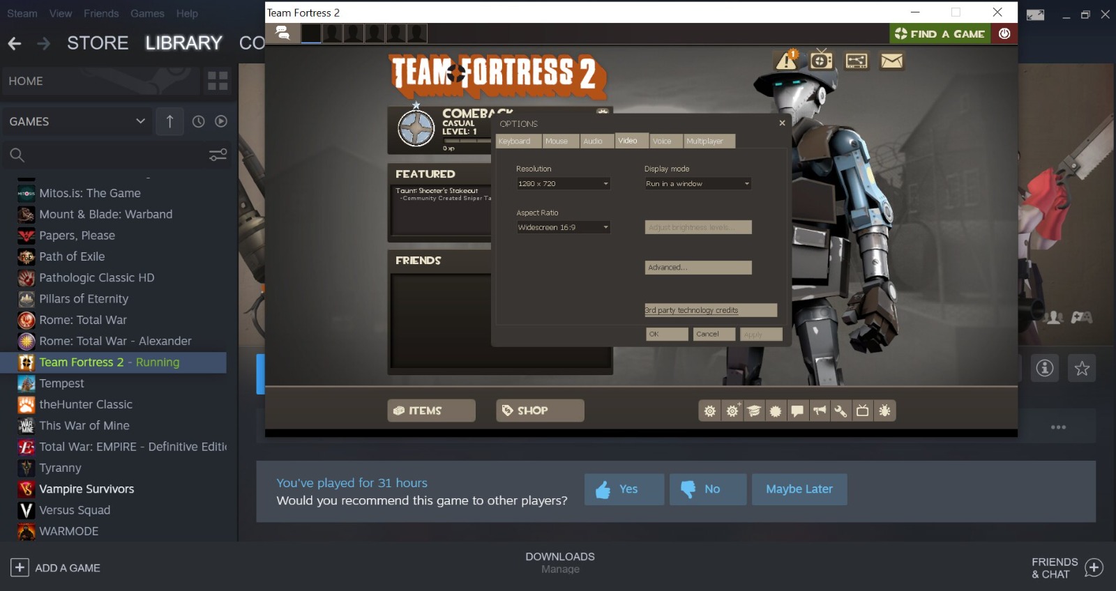 Best Graphics Settings for TF2