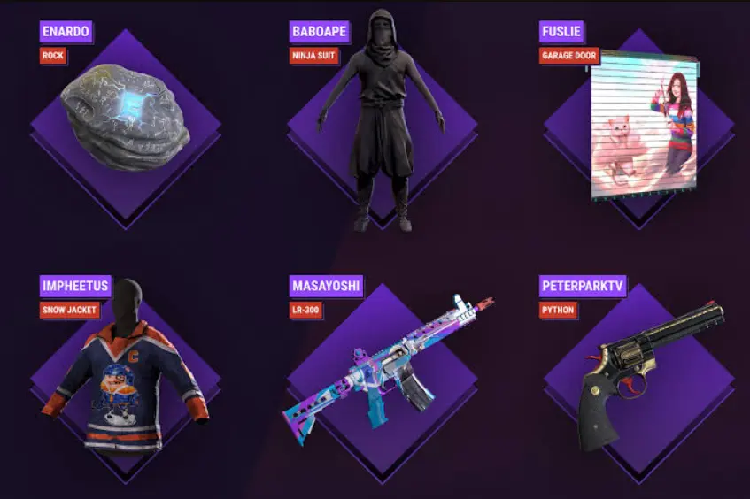 In-Game Random Items Drop: