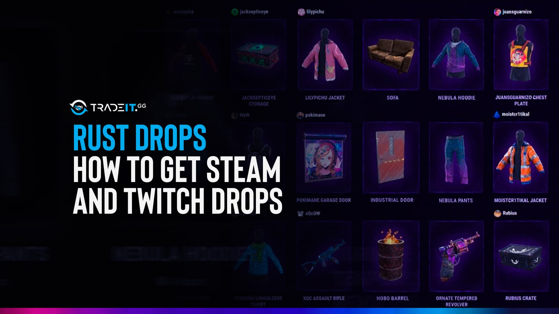 Rust Drops How to get Steam and Twitch Drops