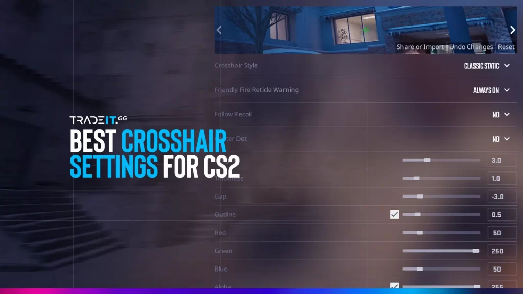 Best Pro CS2 Player Crosshair Settings