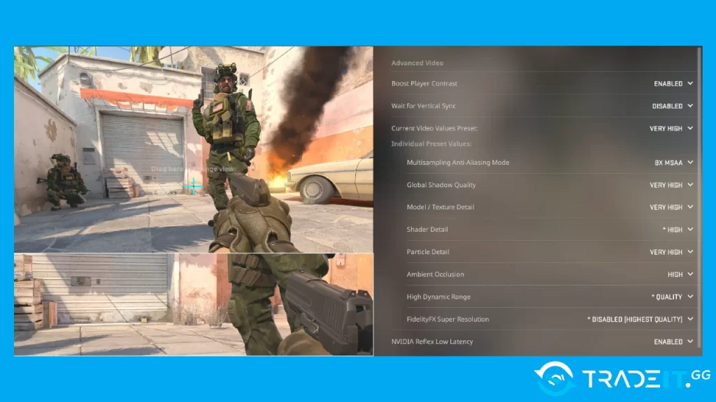 best video settings cs2