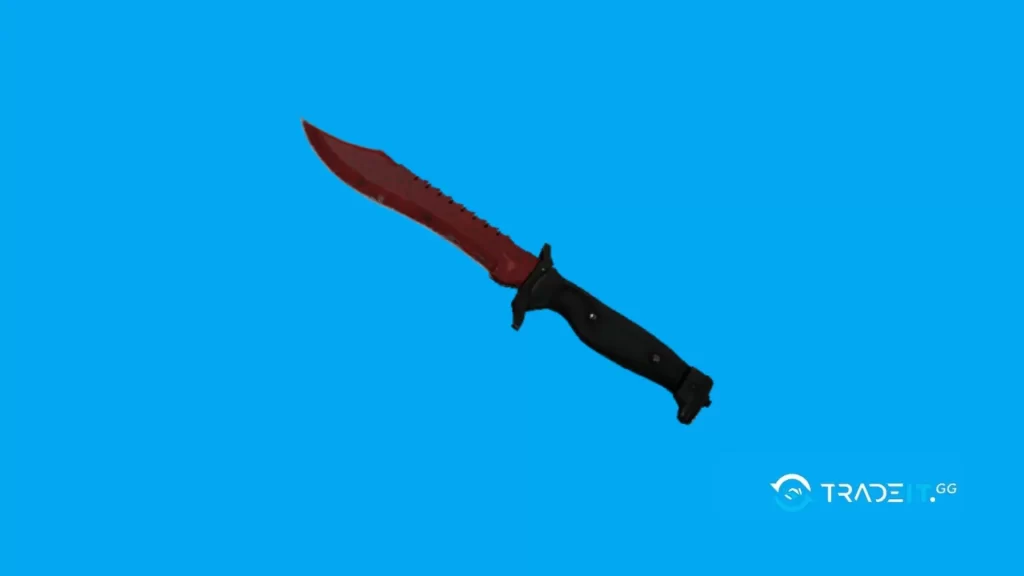 Bowie Knife | Crimson Web cs2 knife