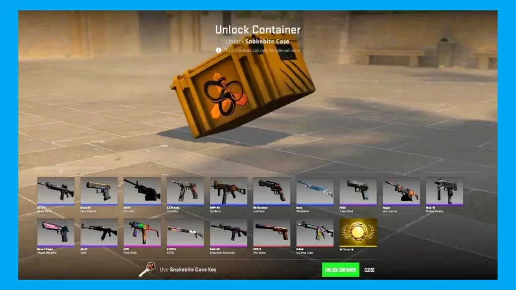 unbox cases to get cs2 skins