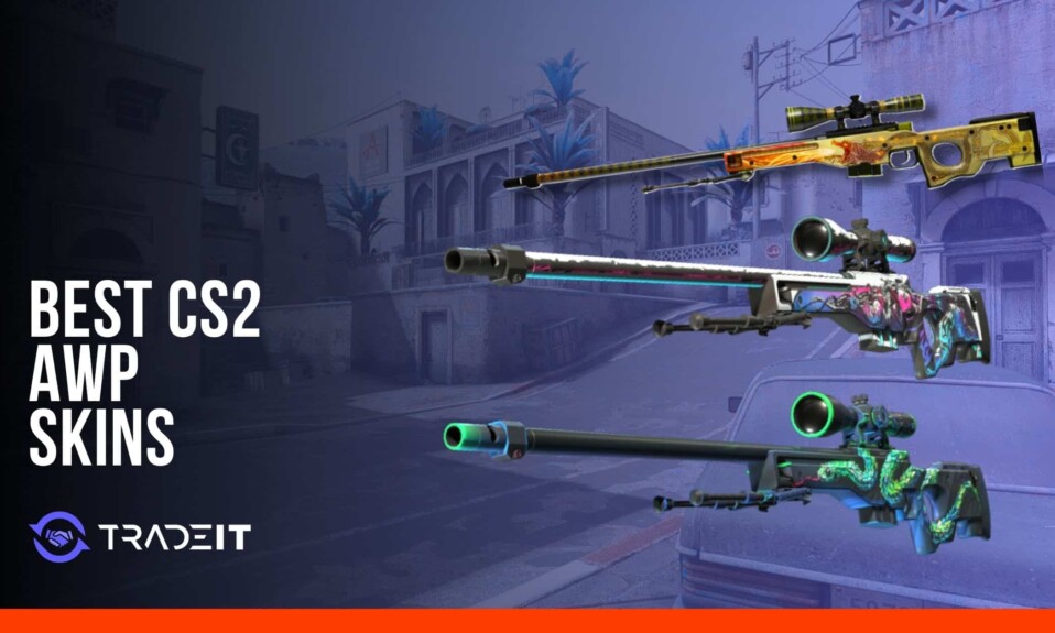 AWP Dragon Lore, Neo-Noir, and Atheris skins in CS2