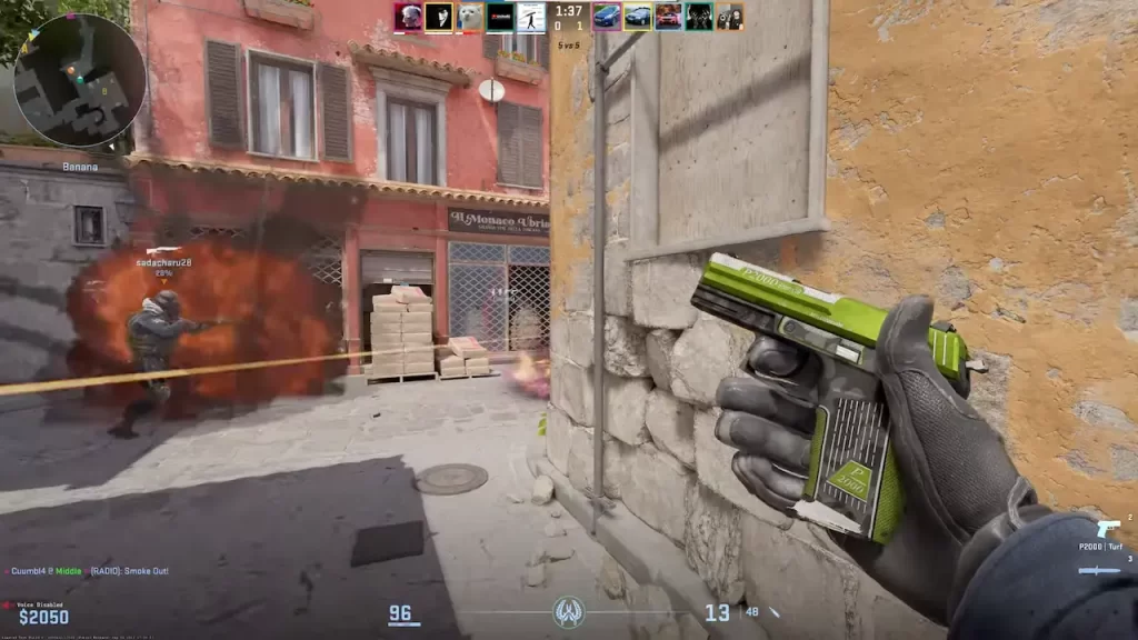 CS2 crosshair color almost see-through
