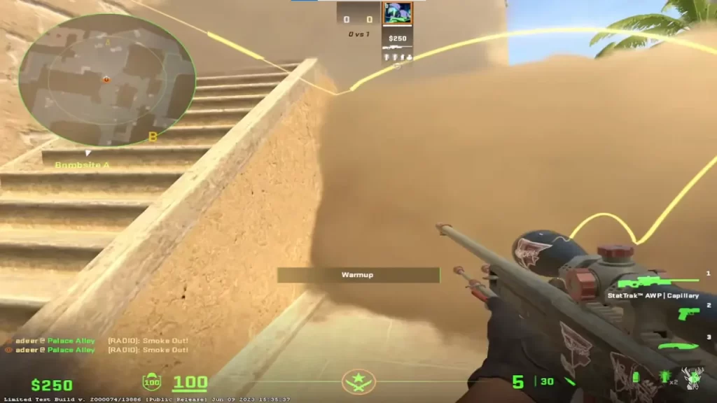 CS2 sniper smoke