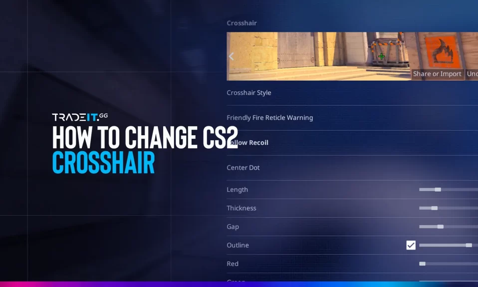 Learn everything you need to know about how to change crosshair in CS2 and which crosshair styles work best.