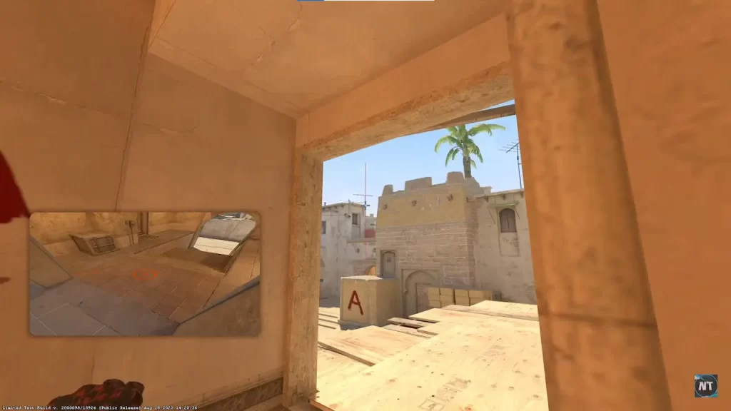 CS2 nade position on mirage