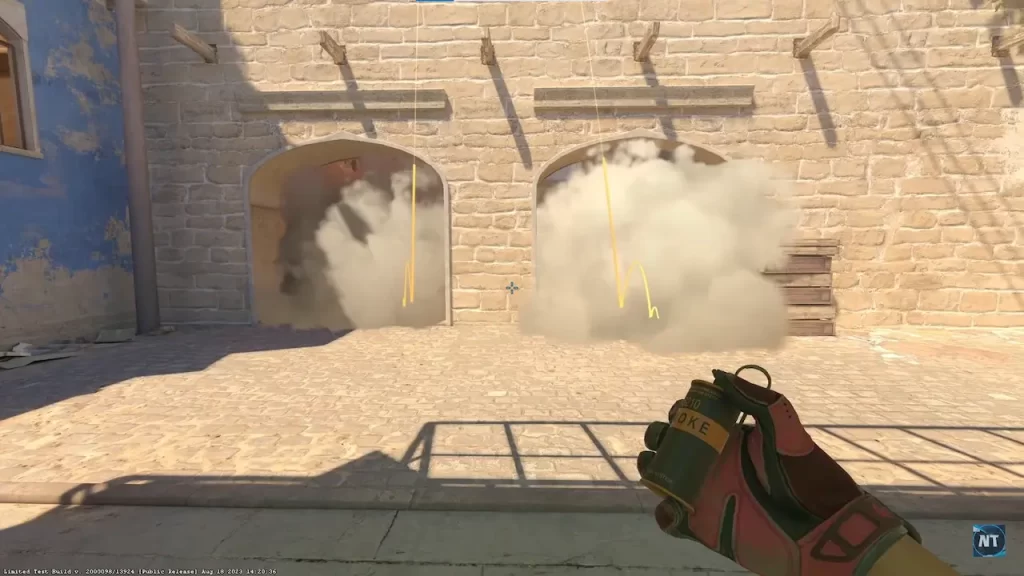 CS2 double smoke