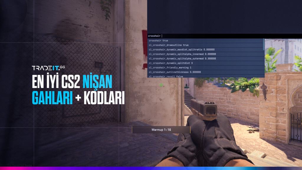 En İyi CS2 Crosshairleri + Kodları