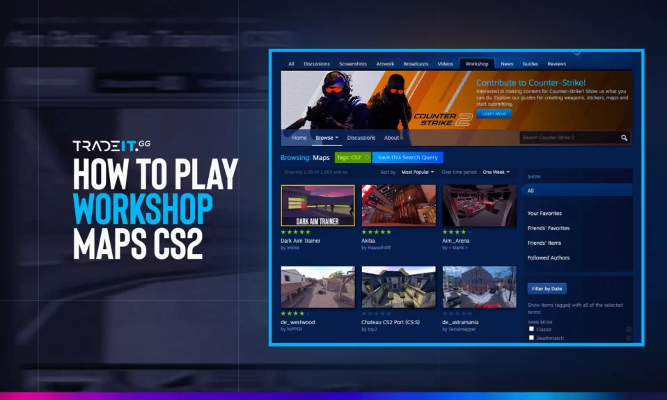 Learn how to play workshop maps in CS2. This guide gives you a thorough introduction to CS2 custom maps and how to use them.