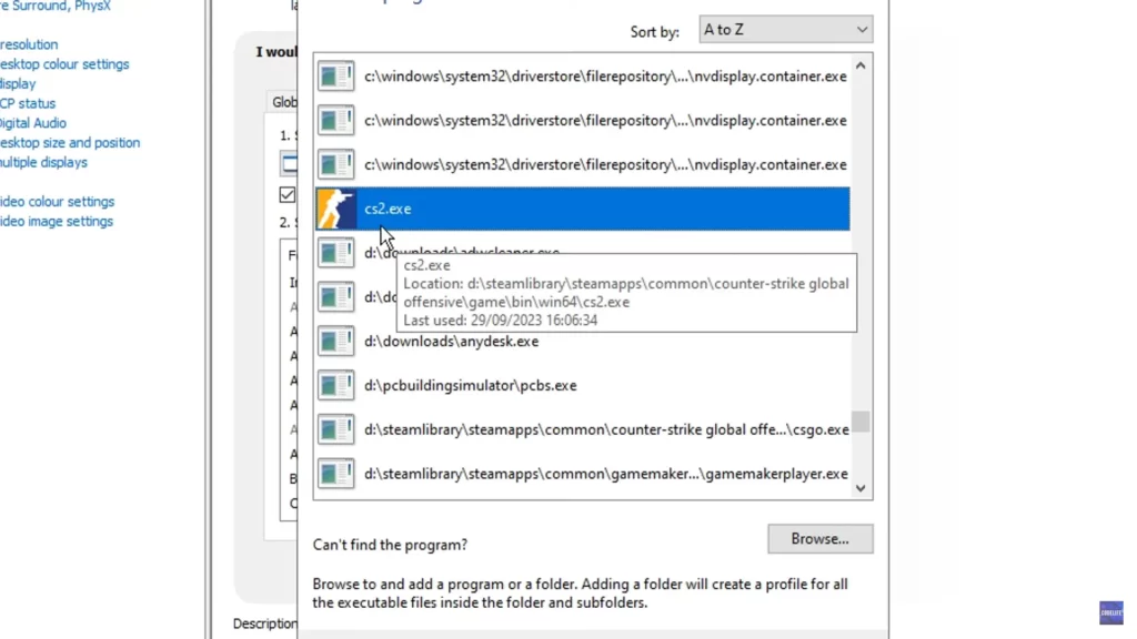 how to change digital vibrance in CS2 with NVIDIA