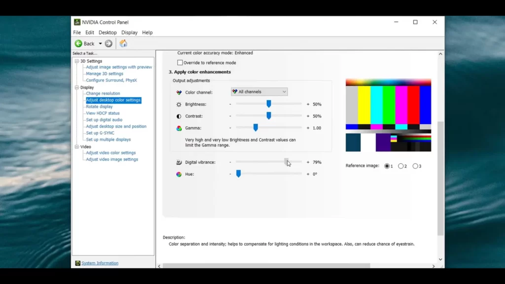 how to change digital vibrance in CS2 with NVIDIA