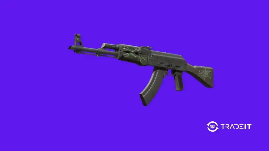 Cheapest AK-47 CS2 Skins - 005 Tradeit.gg Blog | CS2, CS:GO, Rust, TF2 & Dota 2 AK-47 | Emerald Pinstripe