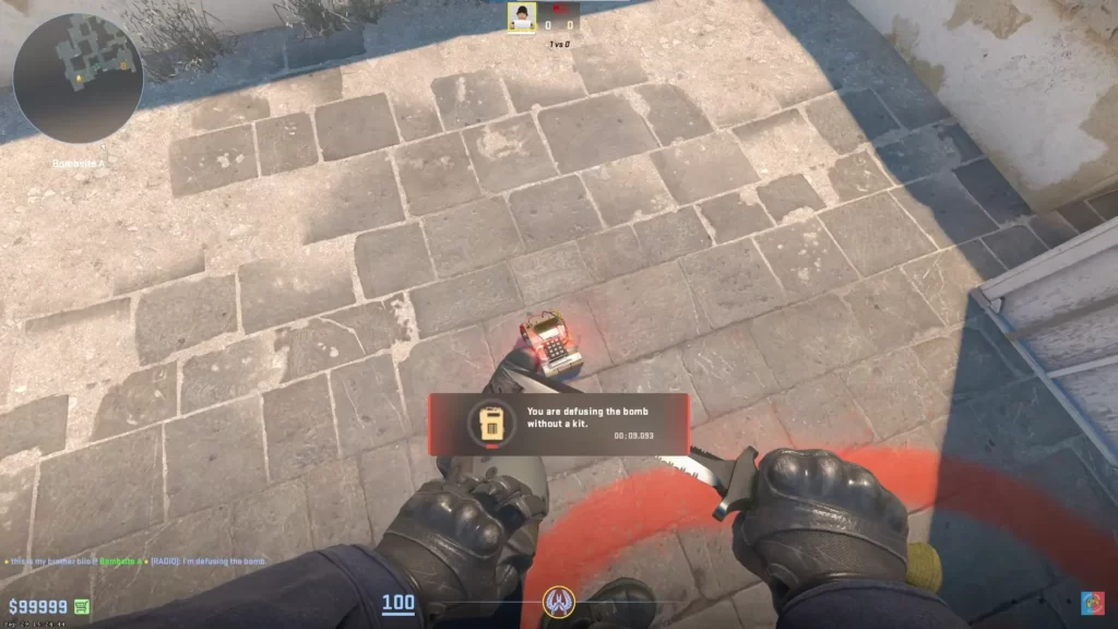how to defuse the bomb in CS2