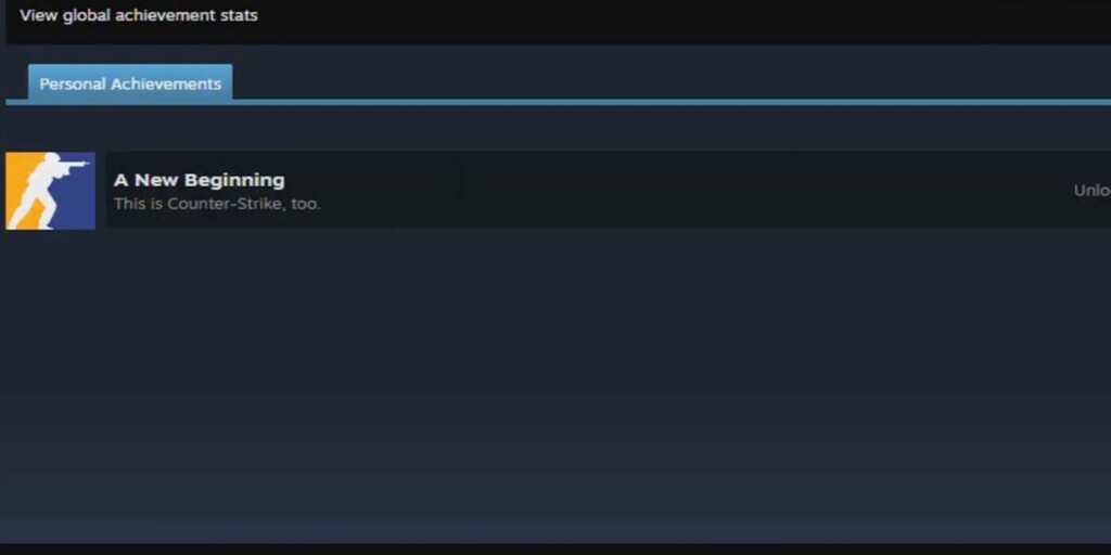 A New Beginning, CS2 Hidden Achievement