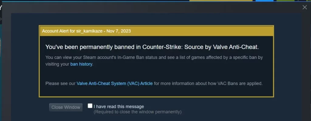 Valve Anti-Cheat (VAC)