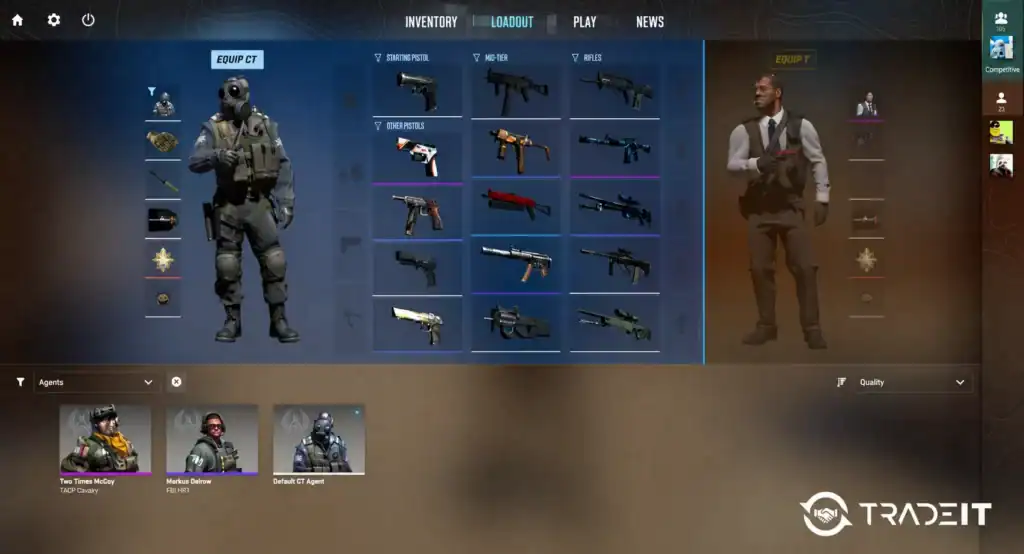 How to Get Agents in CS2 - 06 Tradeit.gg Blog | CS2, CS:GO, Rust, TF2 & Dota 2 Equip Agent Skins in CS2