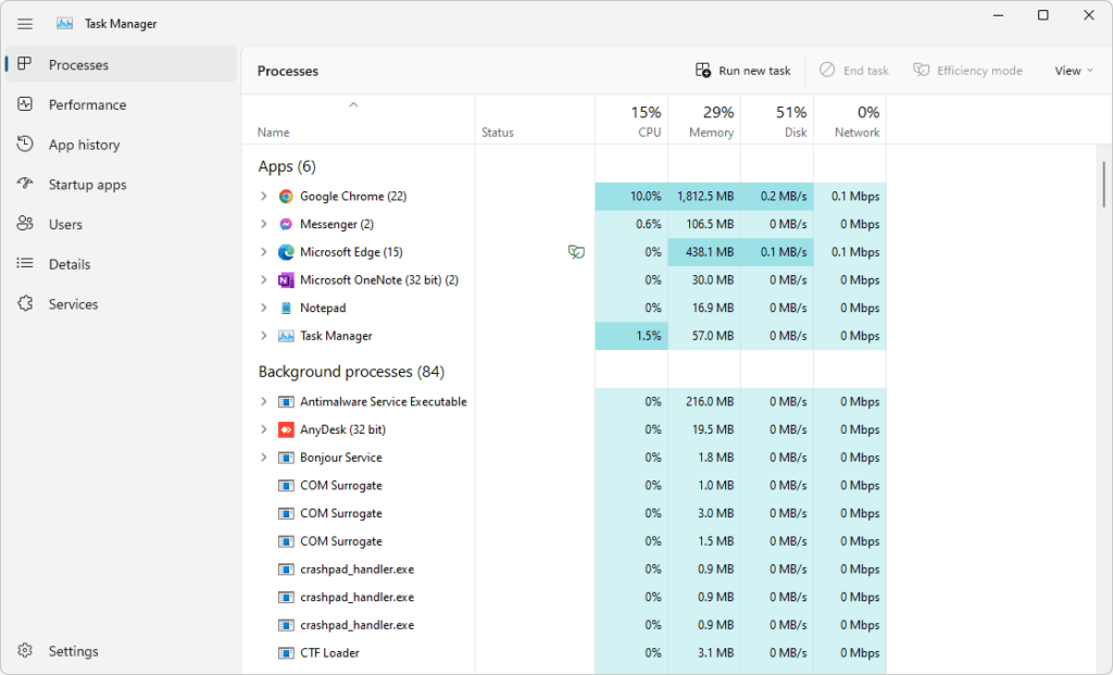 Close Background Applications