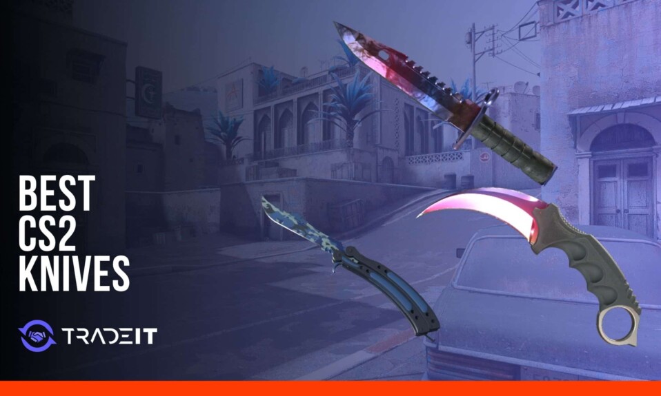 M9 Bayonet Doppler, Butterfly Knife Bright Water, and Karambit Fade