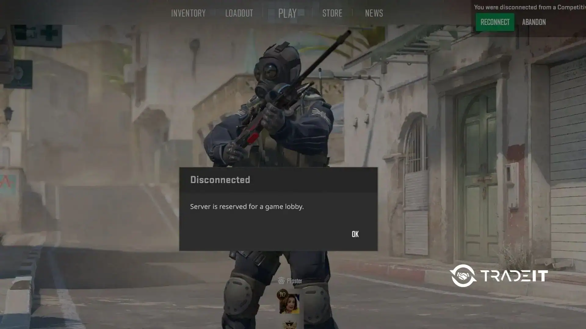 CS2 Server is Reserved for Game Lobby Error