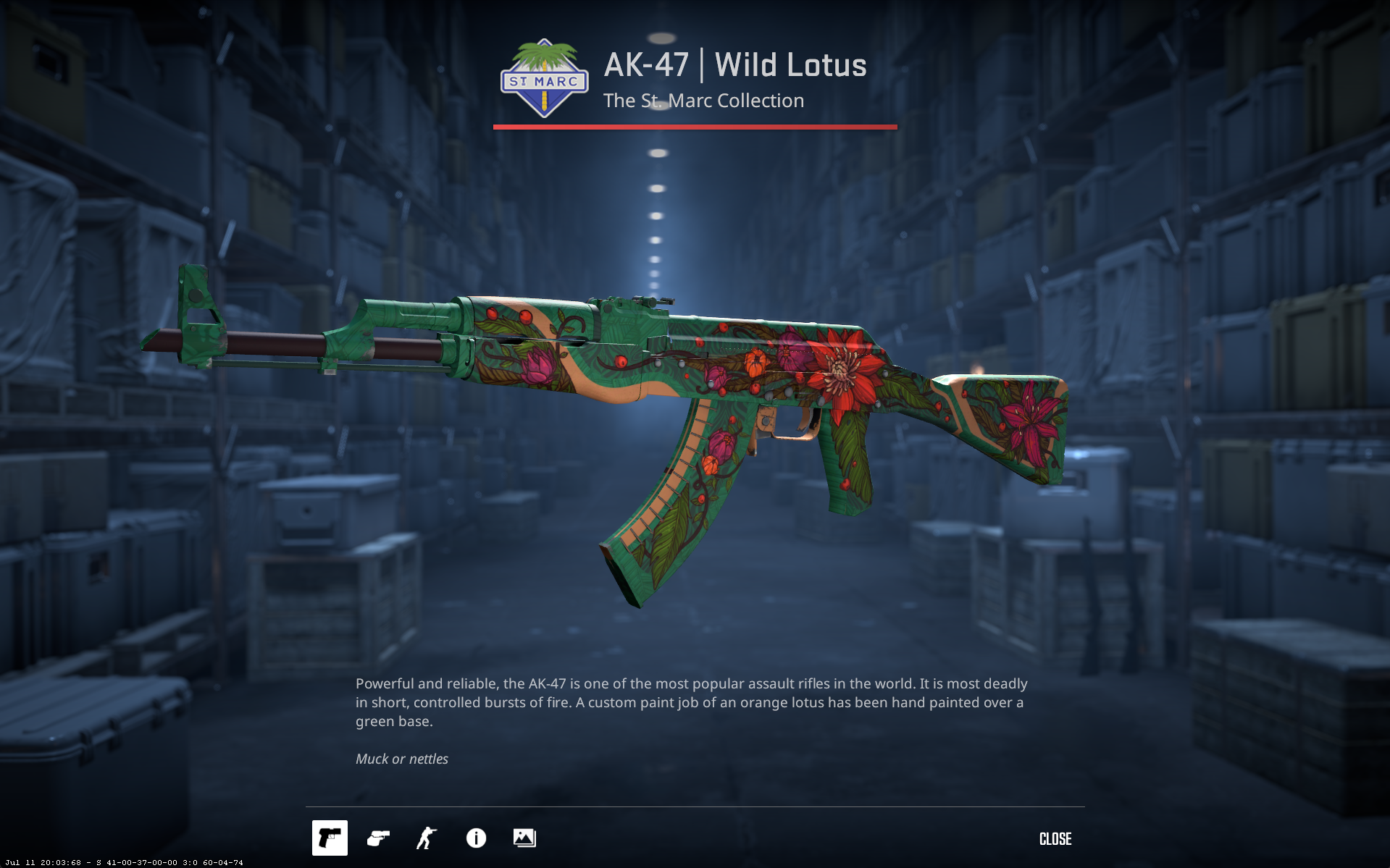 AK-47 Wild Lotus Inspect