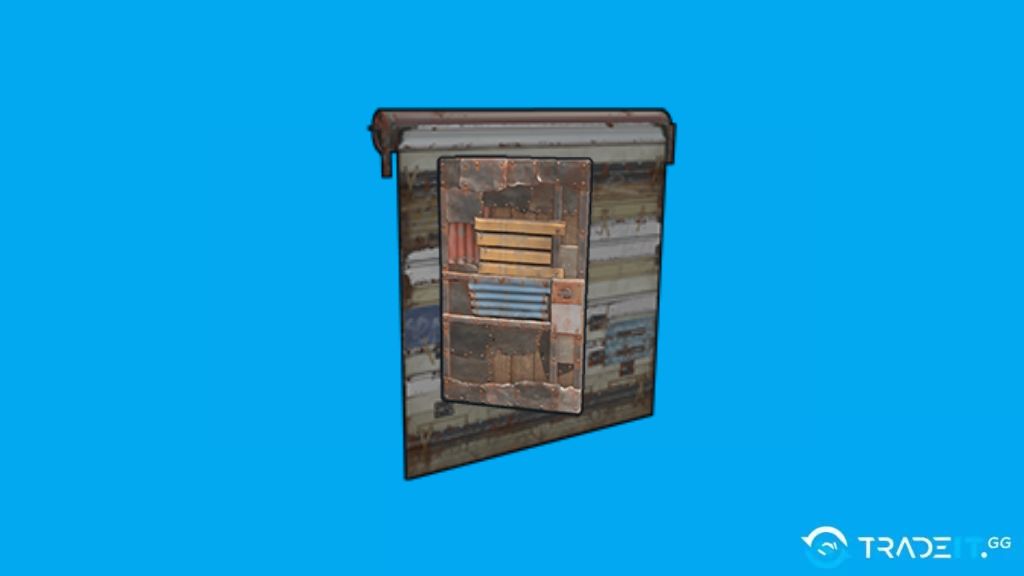 Garage Door in Rust