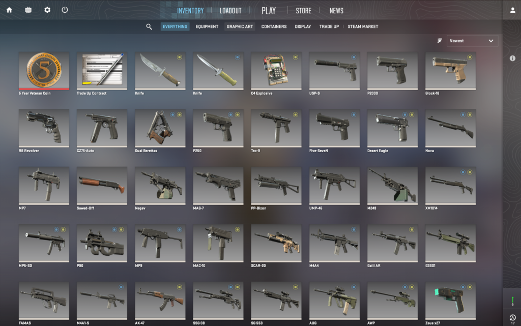 cs2 inventory