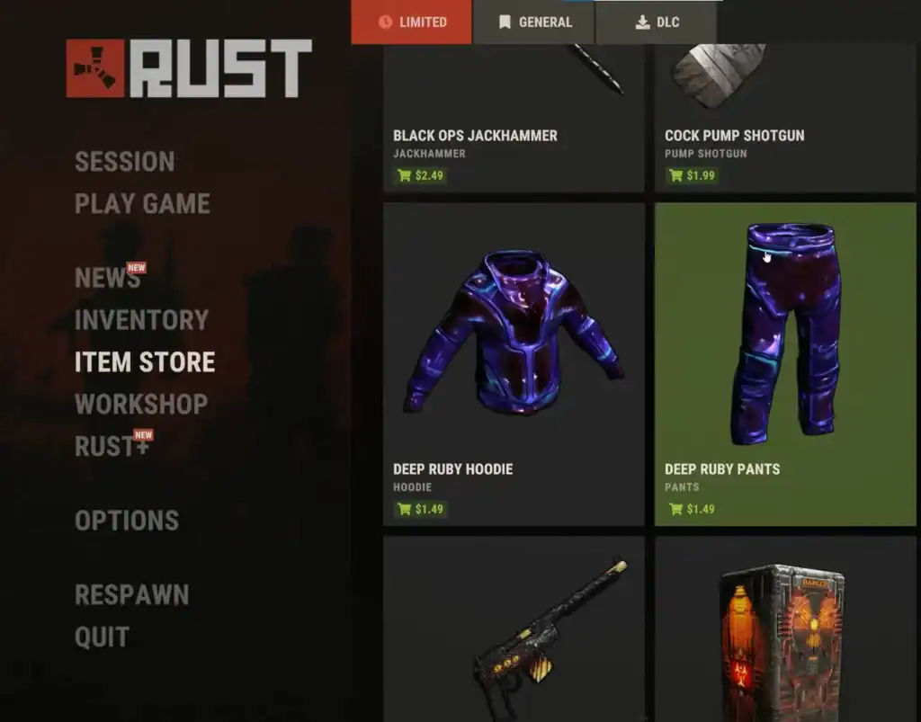 Rust Console Skins 