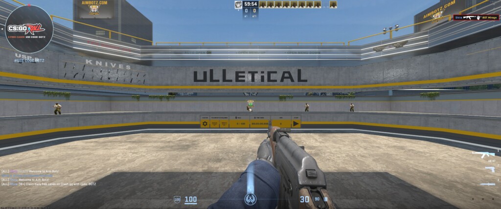 ulletical crosshair map CS2