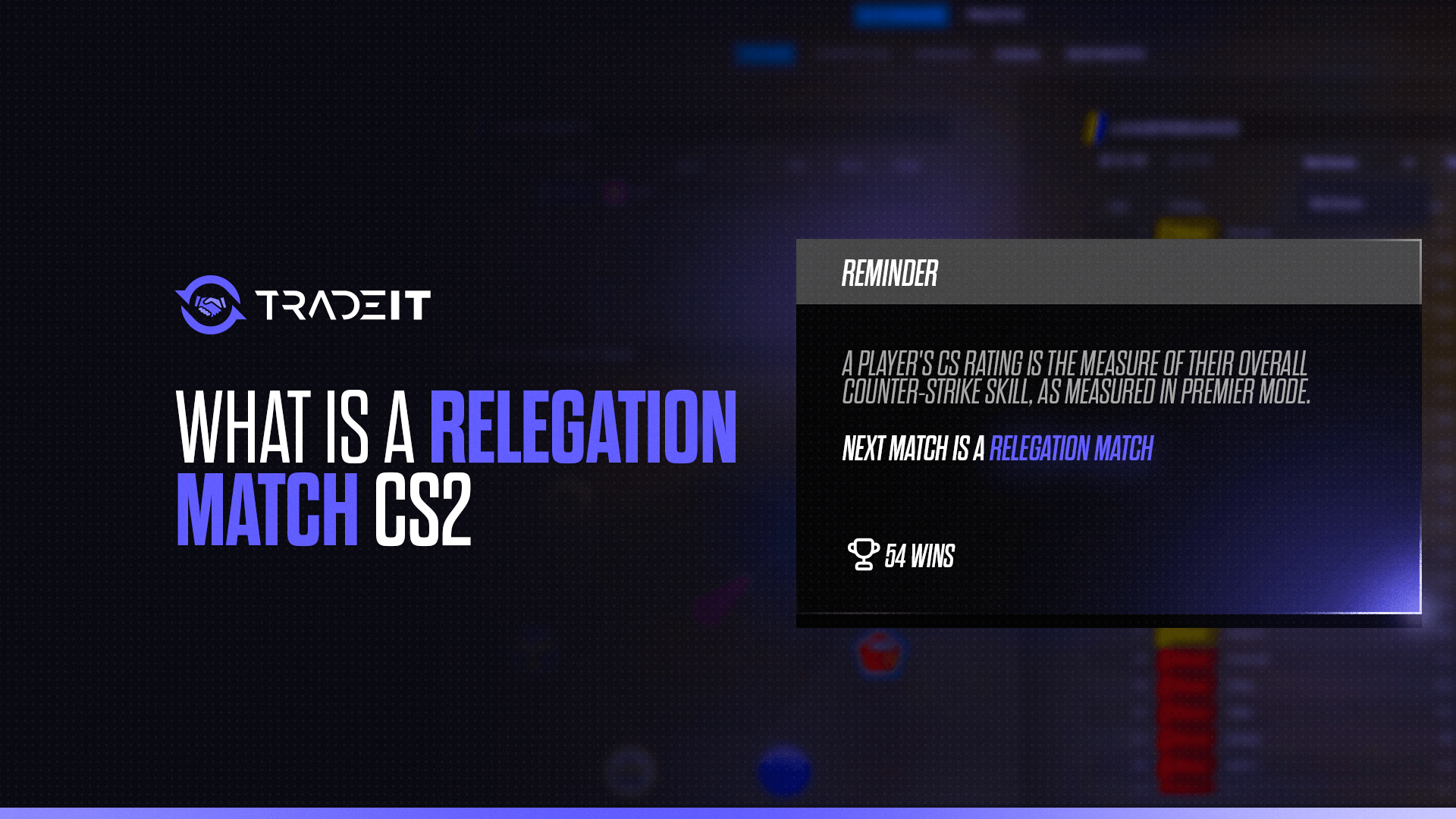 Learn about relegation matches in CS2 and how they can impact your rank. Discover strategies to approach these make-or-break games.