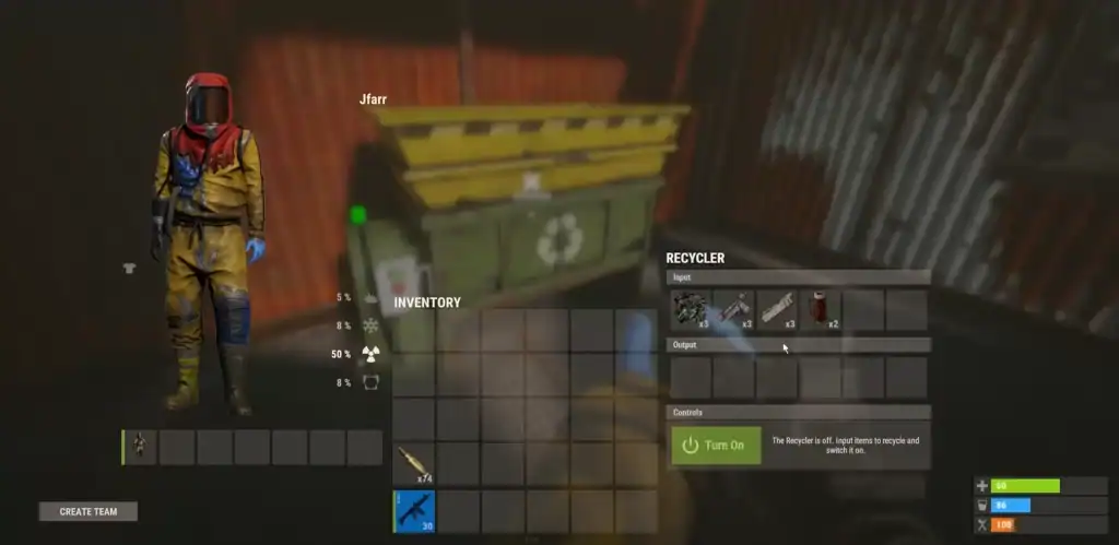 Rust Recycle Chart
