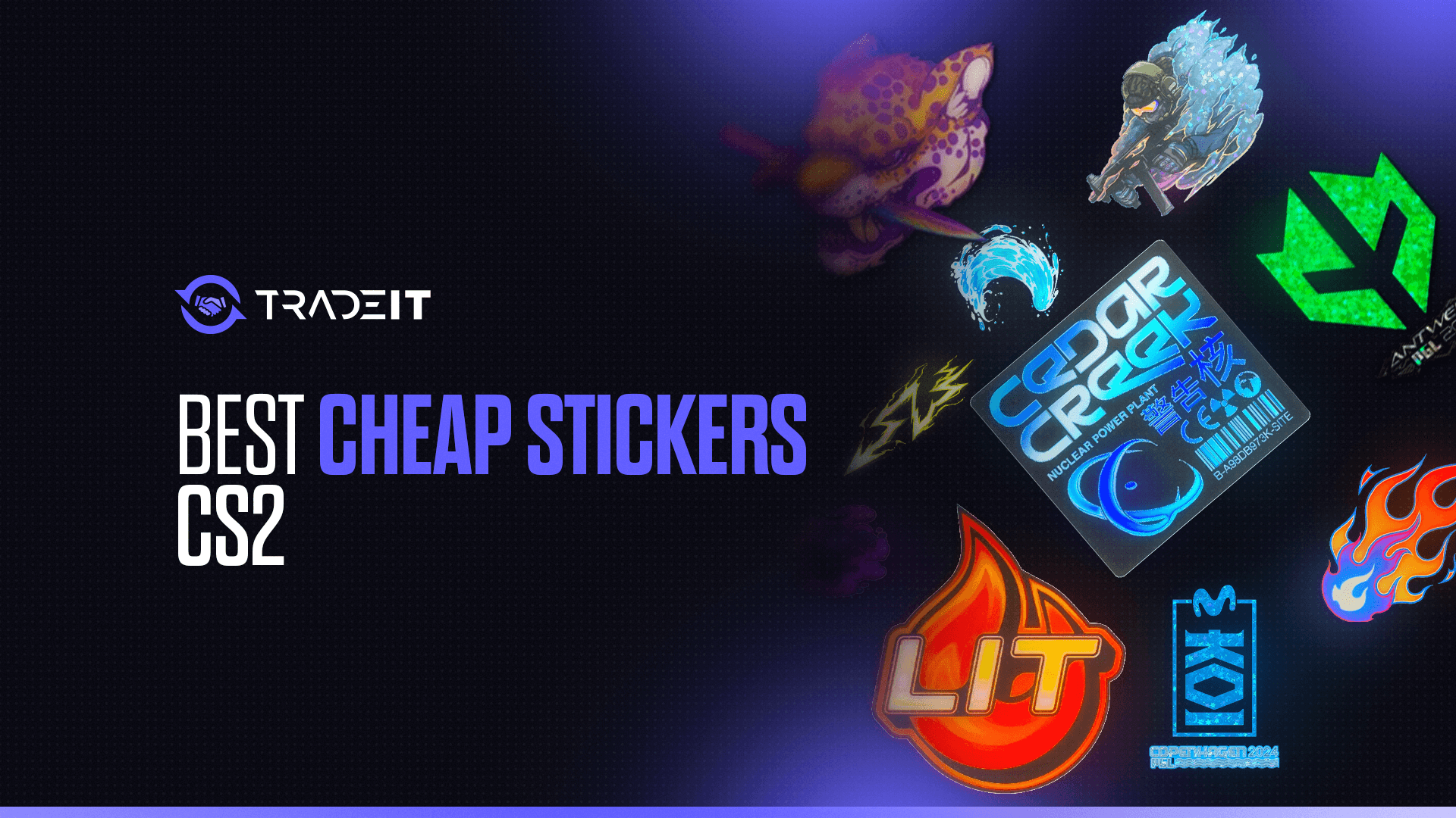 Discover the best cheap stickers in CS2. This top-20 guide shows you some amazing CS2 stickers that cost under $1.