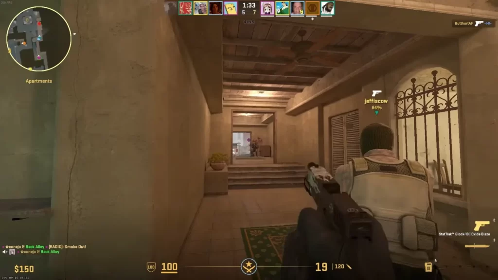 CS2 pistol