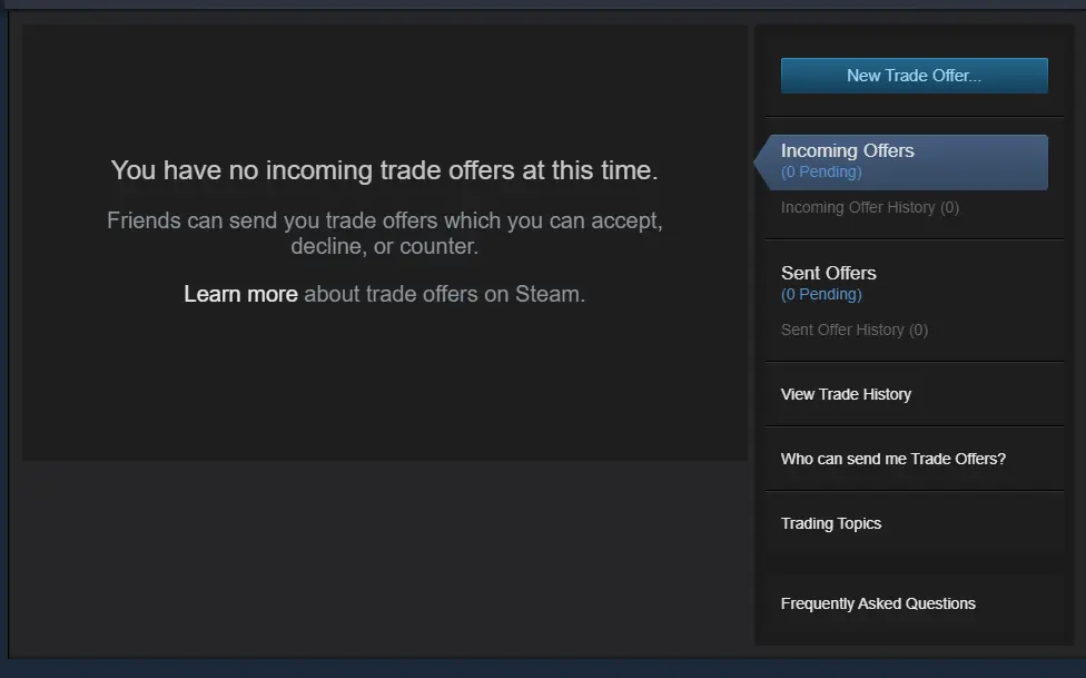 Steam Trade Offers