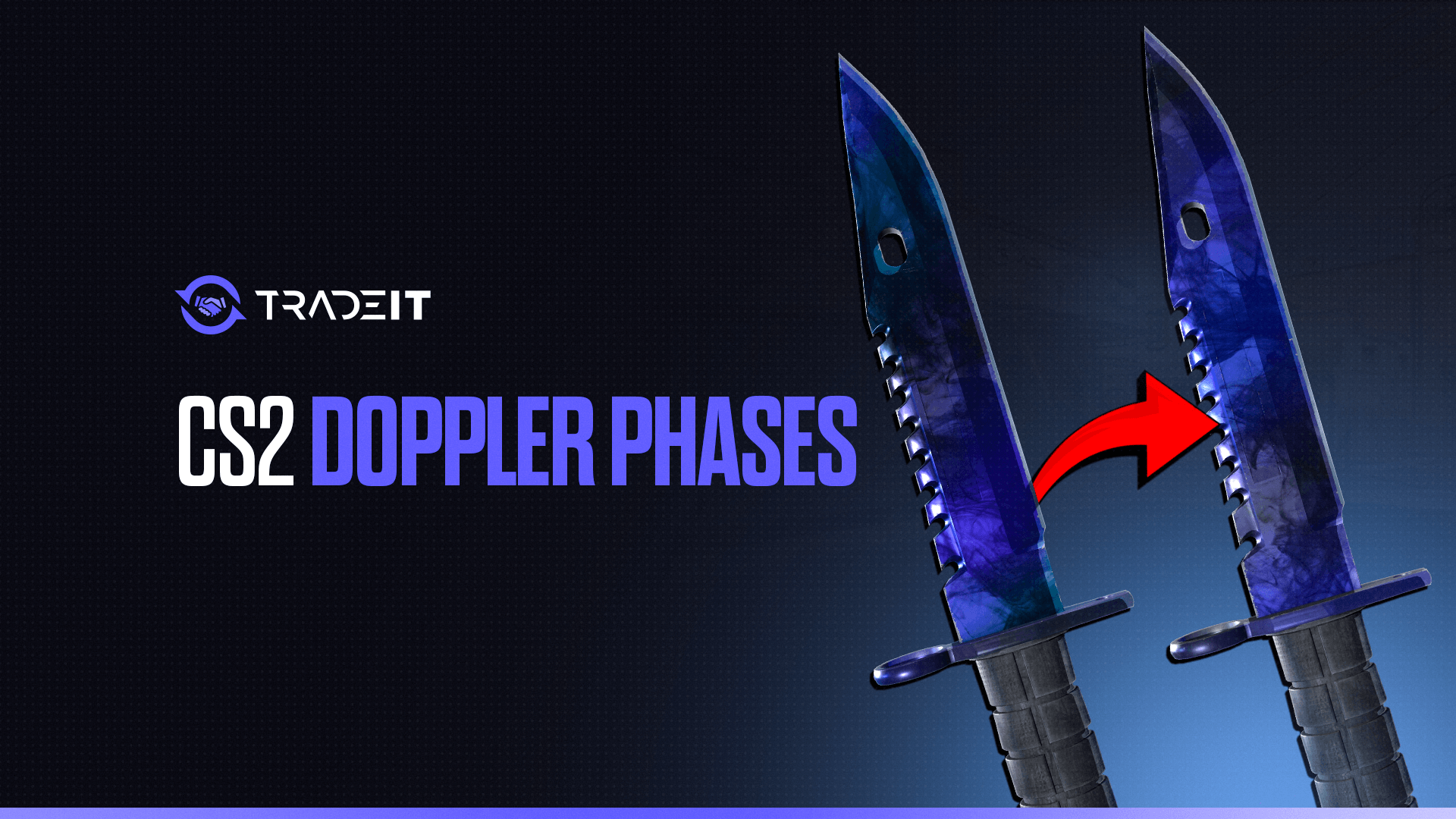 Learn all you need to know about CS2 Doppler phases. If you own a Doppler knife, this guide will help you a lot.