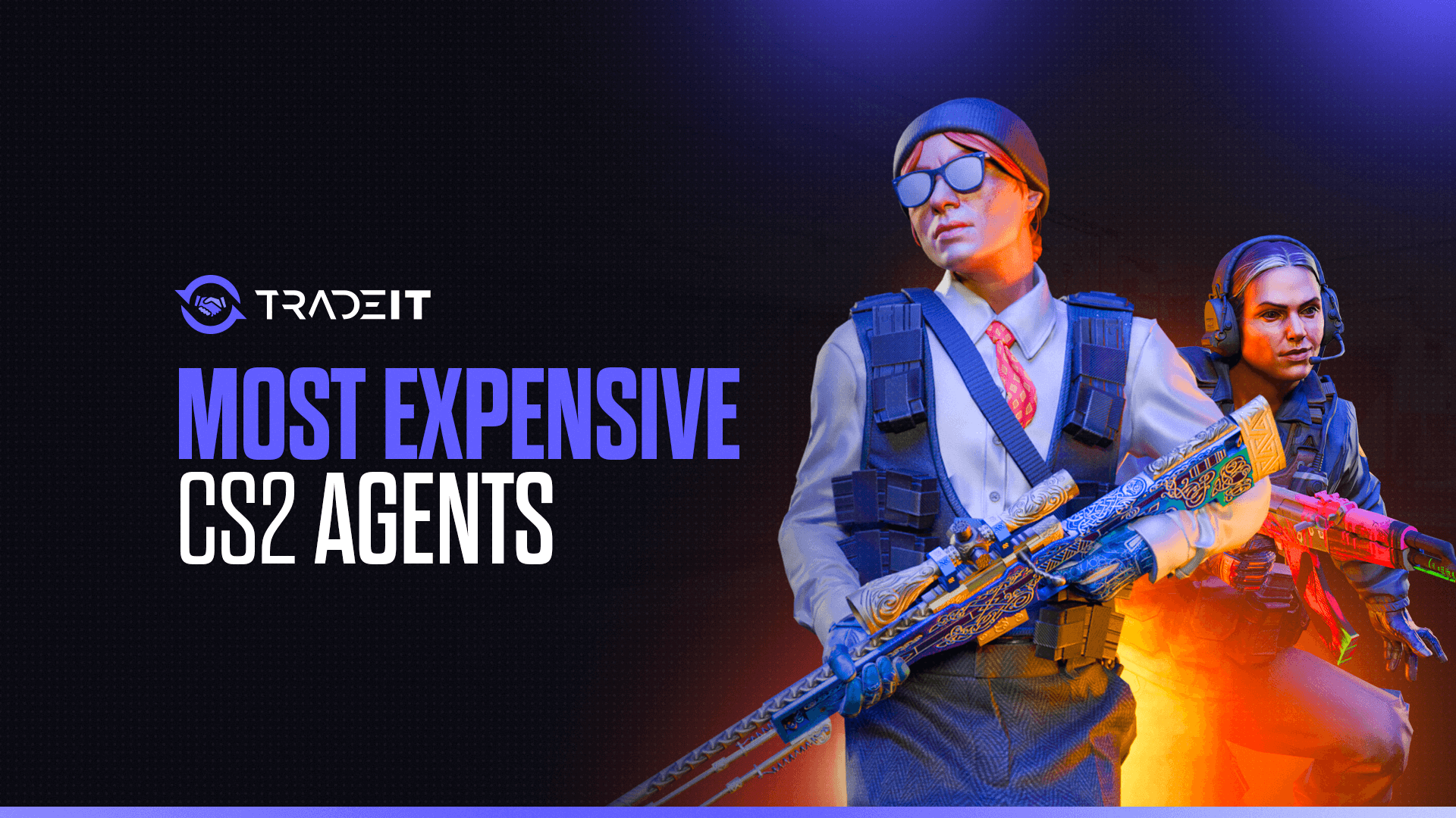 Discover 10 of the most expensive Agents in CS2. These skins tend to be very well designed and could make your avatar look cooler.