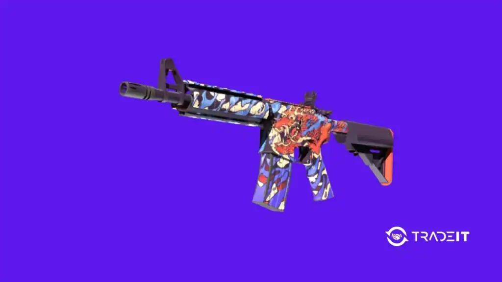 Best CS2 Anime Skins - 002 Tradeit.gg Blog | CS2, CS:GO, Rust, TF2 & Dota 2 M4A4 | 龍王 (Dragon King)
