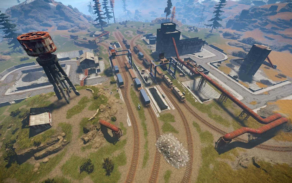 Rust Train Yard