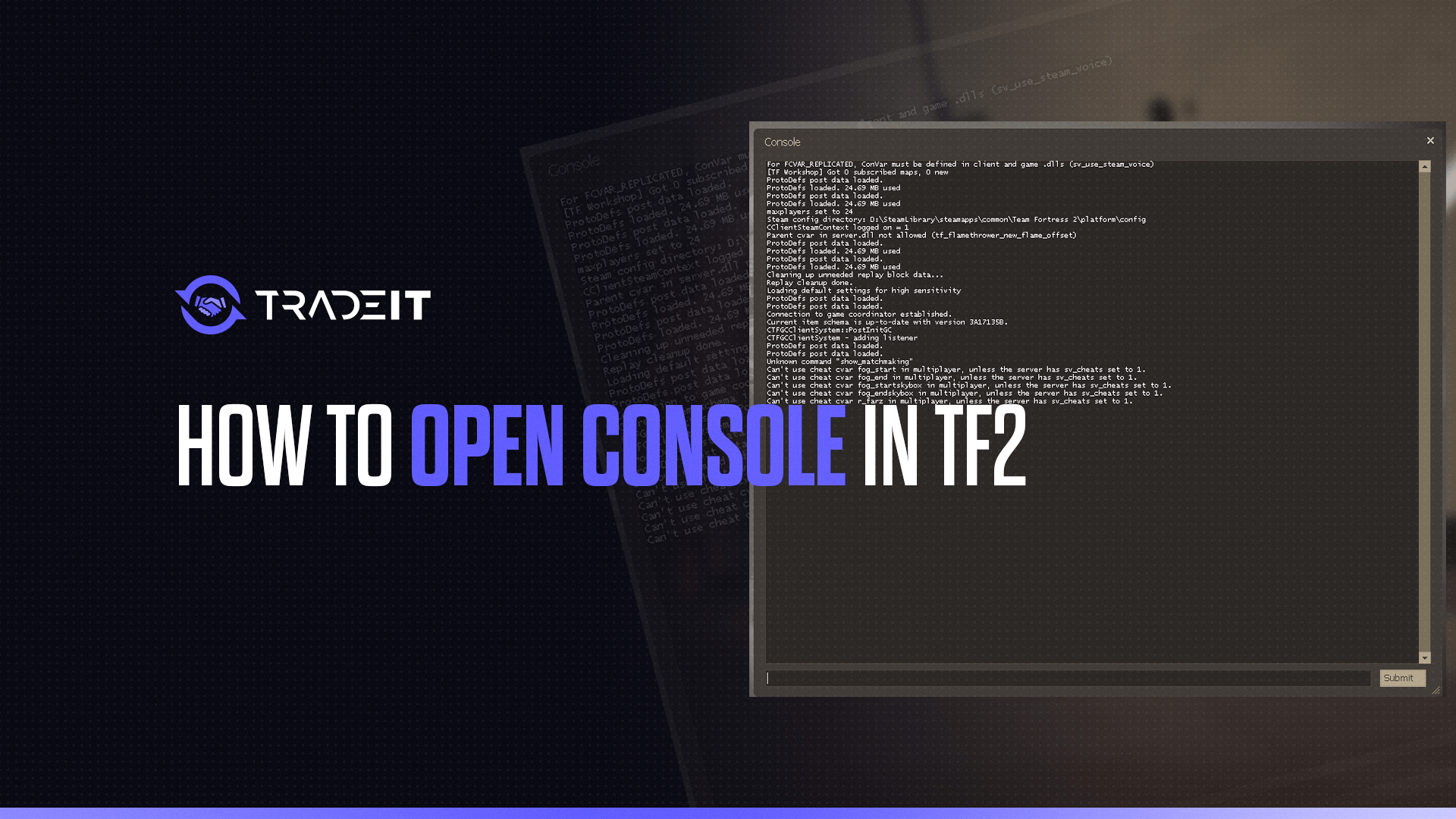 Learn all you need to know about how to open the developer console in TF2