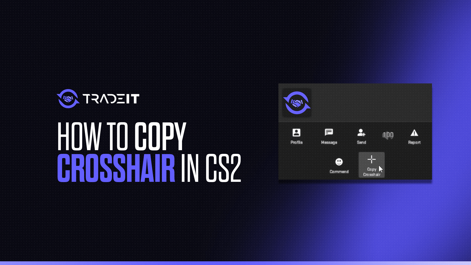 Learn how to copy crosshairs in CS2.