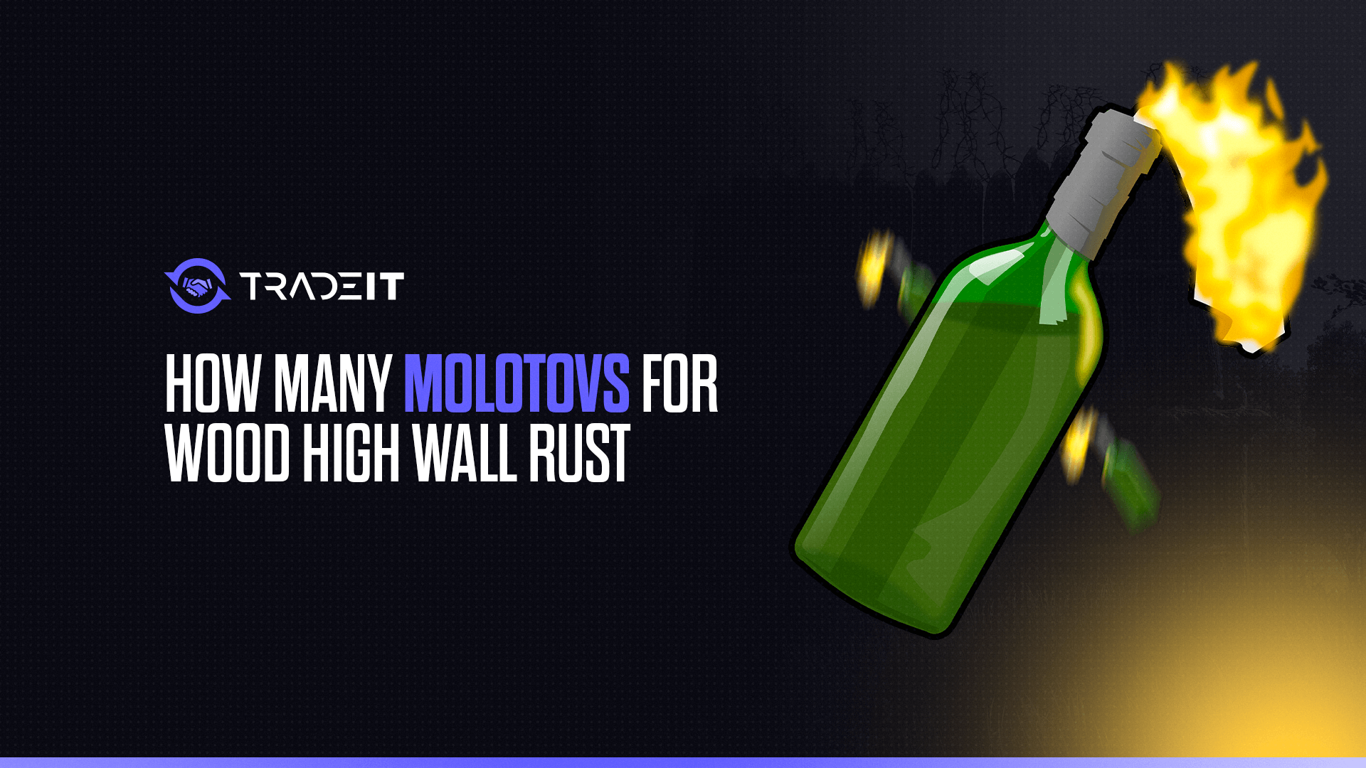 Learn how many Molotovs it takes to destroy a High External Wooden Wall in Rust