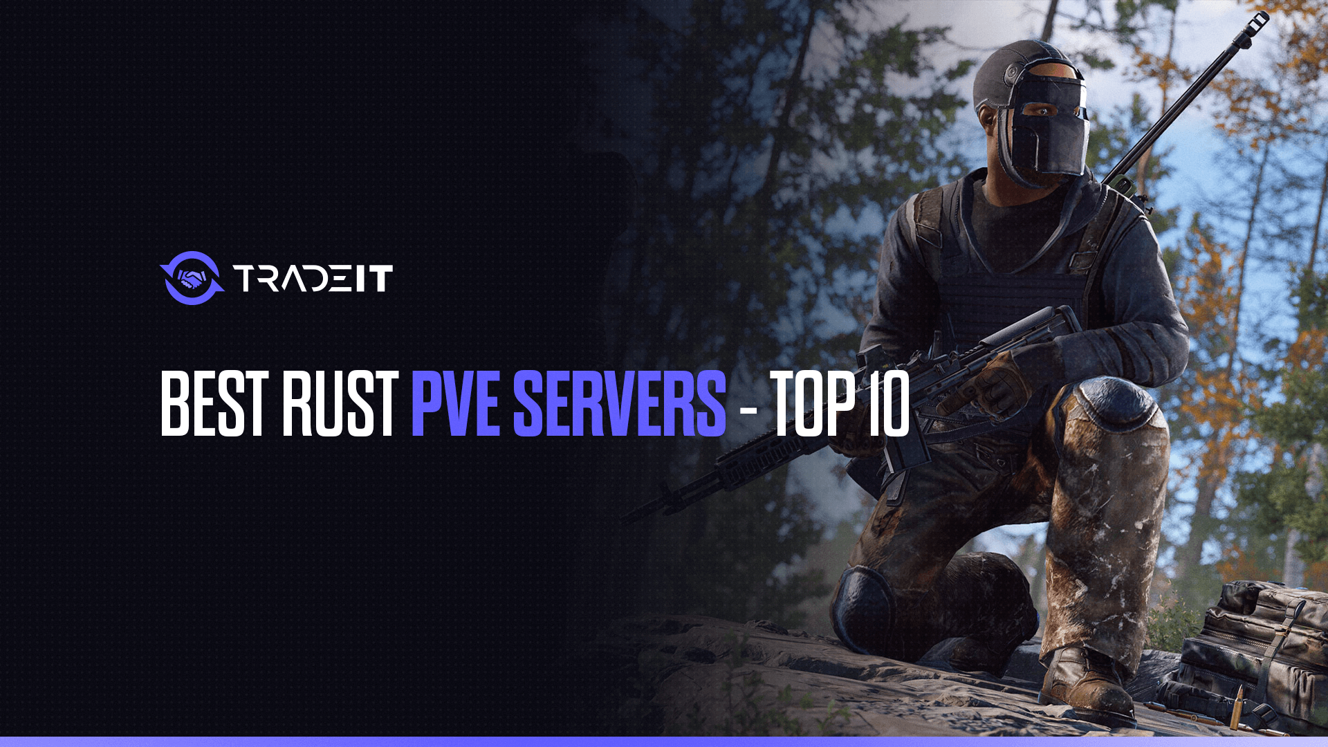 Experience a new way to play Rust with the top PvE servers.