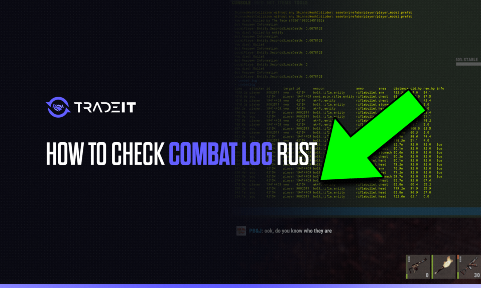 Discover the importance of the combat log in Rust