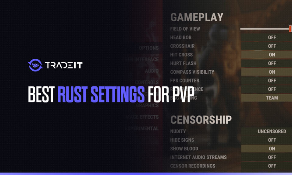 Discover the best Rust settings for PvP.