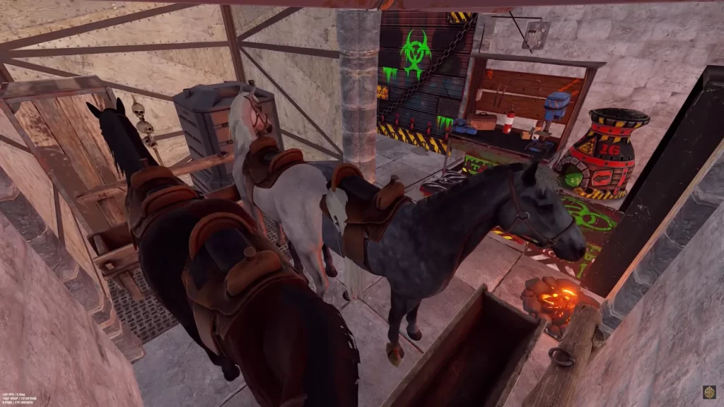how to get a horse in rust